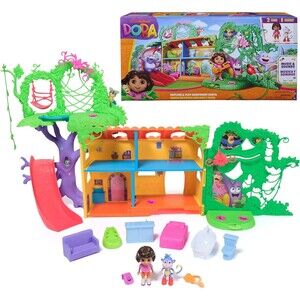 NEW Dora Explore And Play Rainforest Casita Playset Ages 3+ Kids Toy
